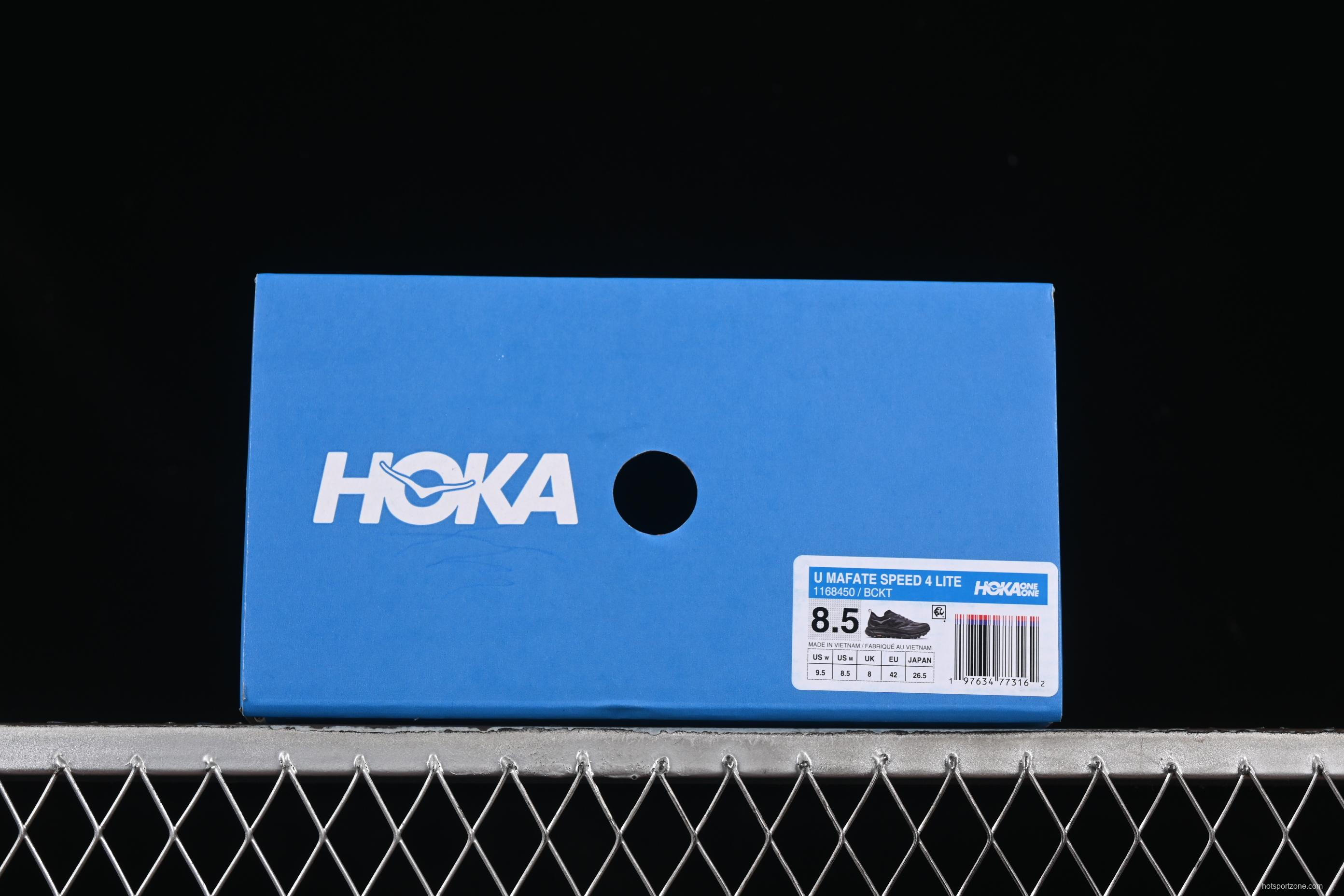 Hoka One One Mafate Speed 4 Low-Cut Professional Trail Running Shoes - 1168450 BCKT