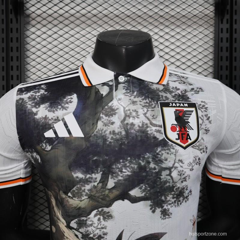 Player Version 2025 Japan White with Dragon Ball Nature Scene Jersey