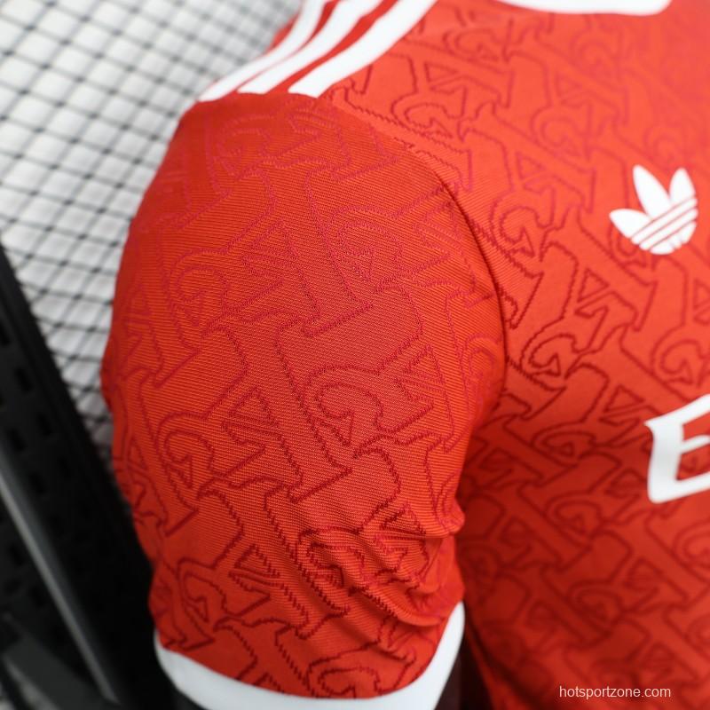 Player Version 25/26 Arsenal Red Pre-Match Special Jersey