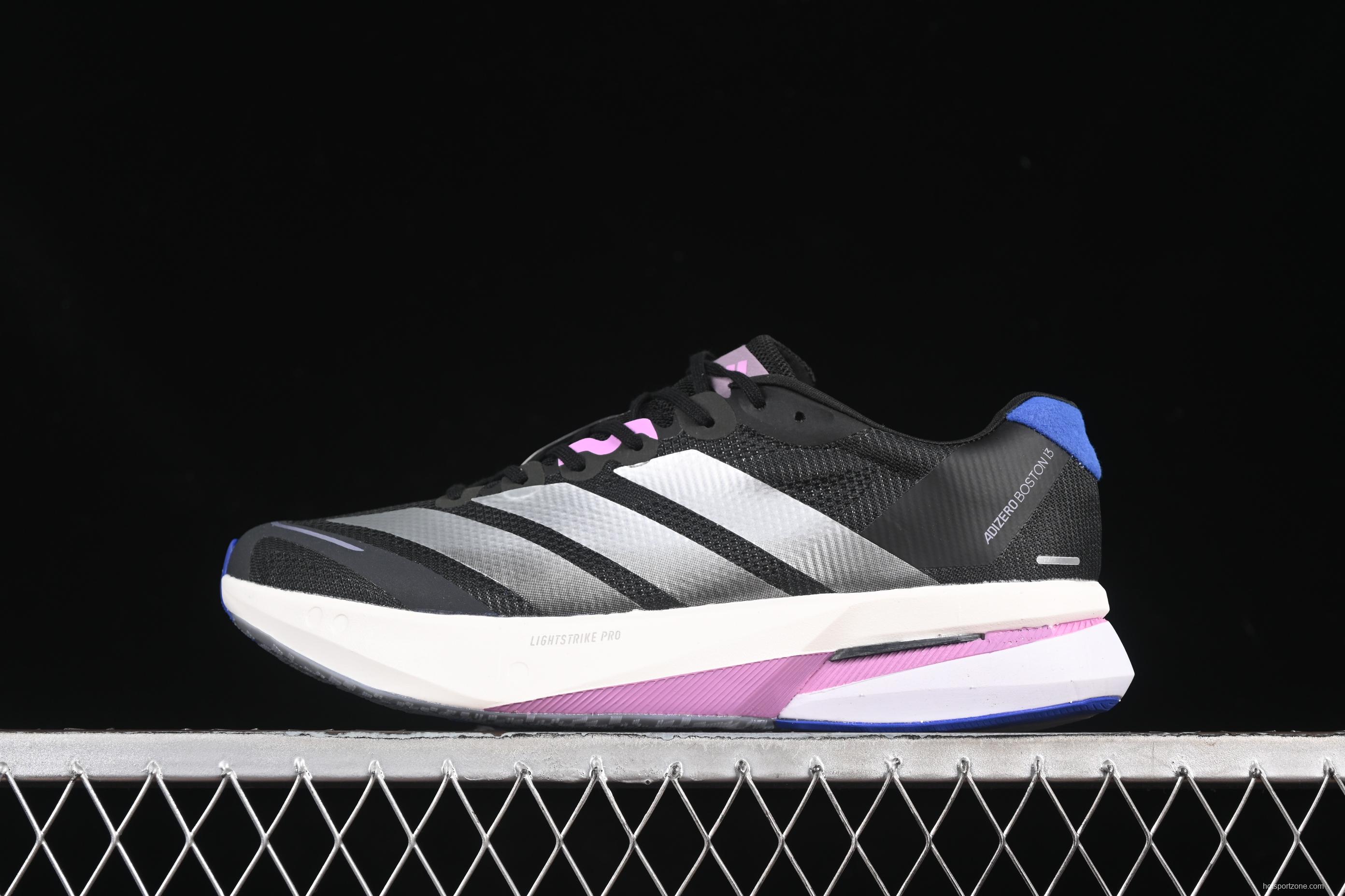 Adidas Adizero Boston 13 Running Shoes with Breathable Design - JS4950