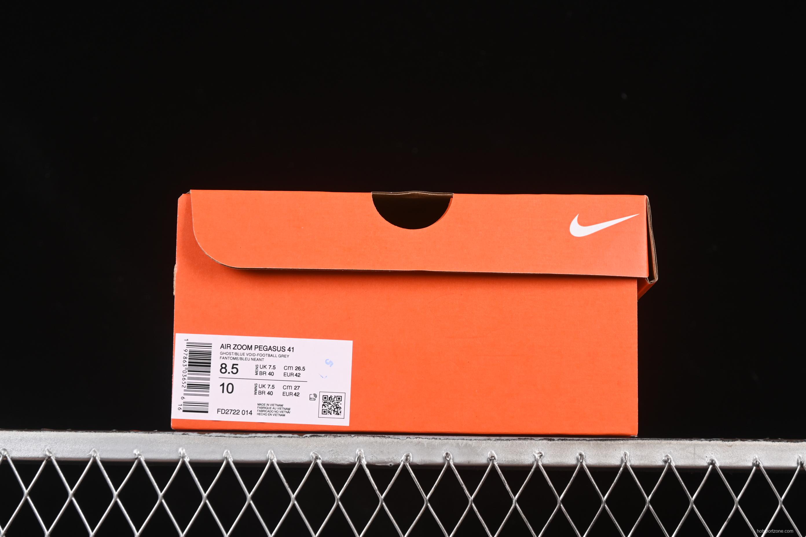 Nike Air Zoom Pegasus 41 Lightweight Breathable Running Shoes with Cushioned Support - FD2722-014