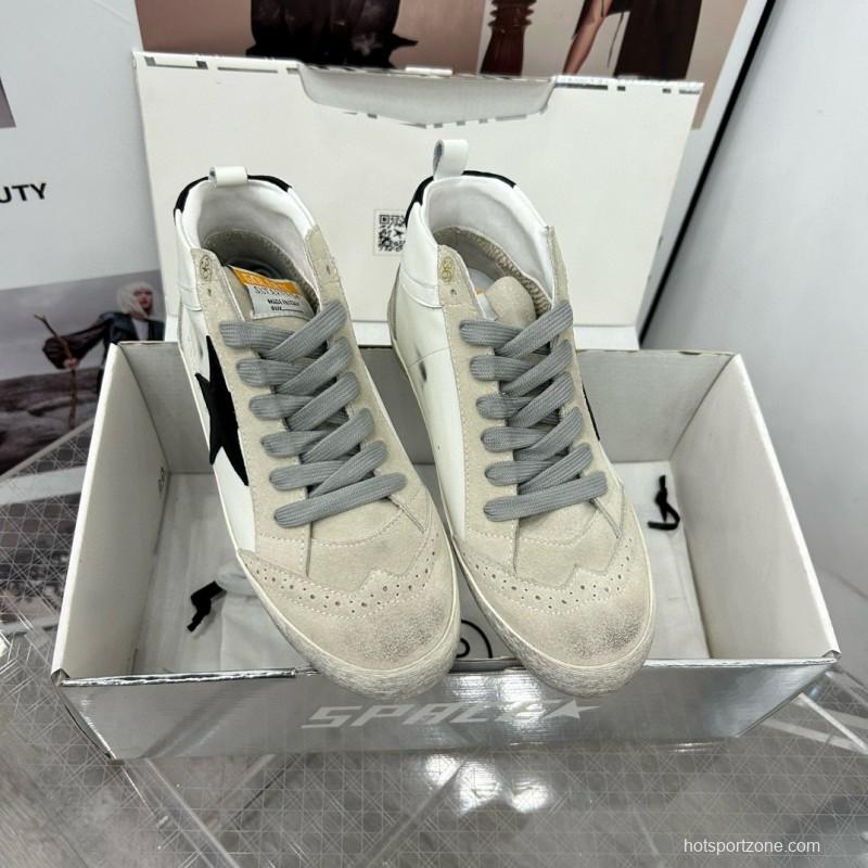 2024 Unisex GGDB White Black Leather Suede High Top Sneakers MJ00300