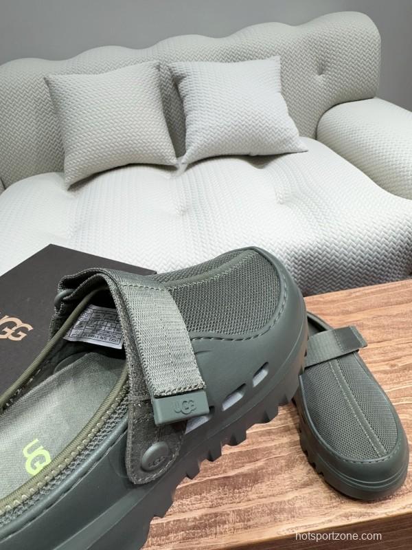 2025 UGG Green Mesh Slippers KFY00220