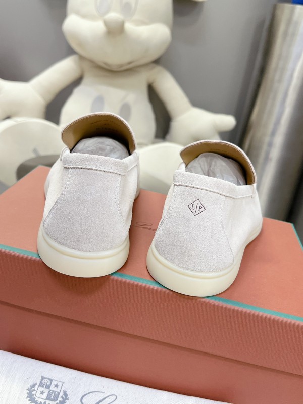 2025 Men LP White Suede Loafer LY00260