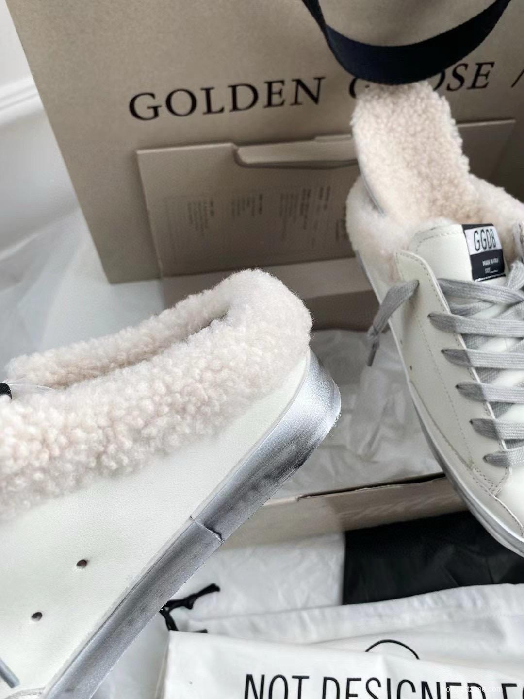 2024 Slippers GGDB White Shearling Slippers MJ00280