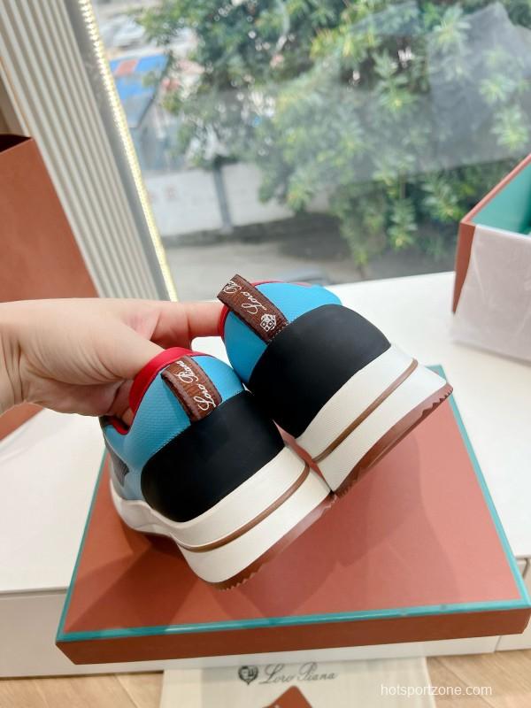 2024 Unisex Le Parmentier Blue Black Grey Knit Casual Shoes Top Version MJ00340