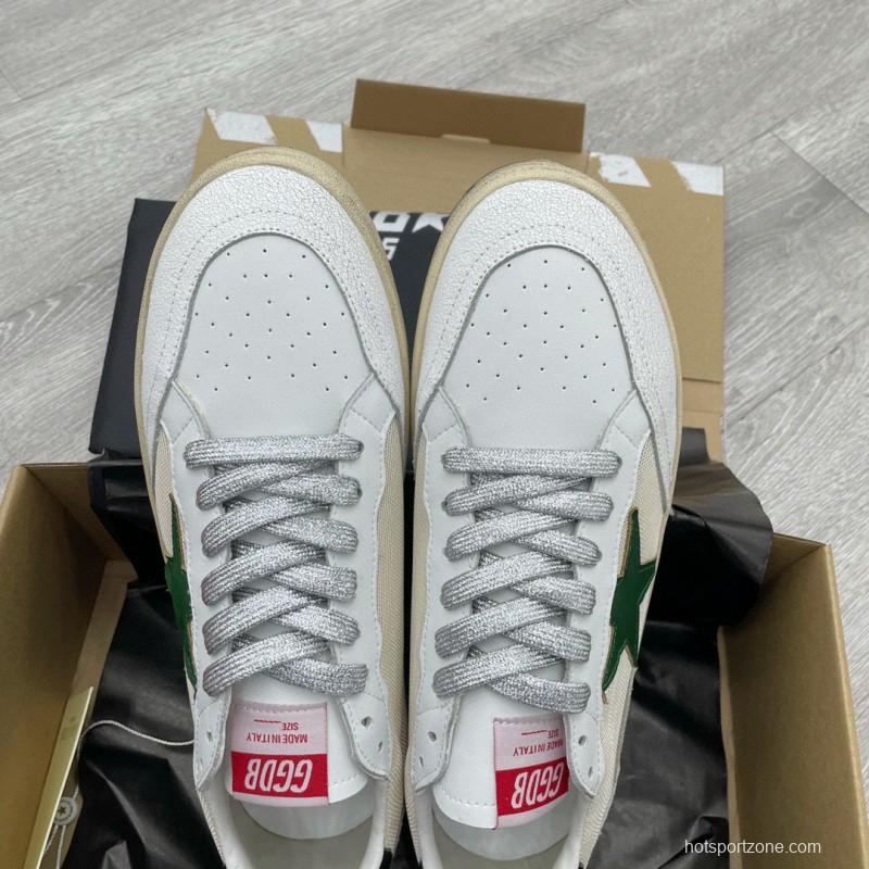 2024 Unisex GGDB White Green Suede Leather Sneaker MJ00260
