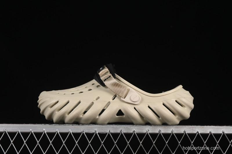 Crocs Bobs Flat Heel Closed Toe Slip-On Beach Clog Sandals