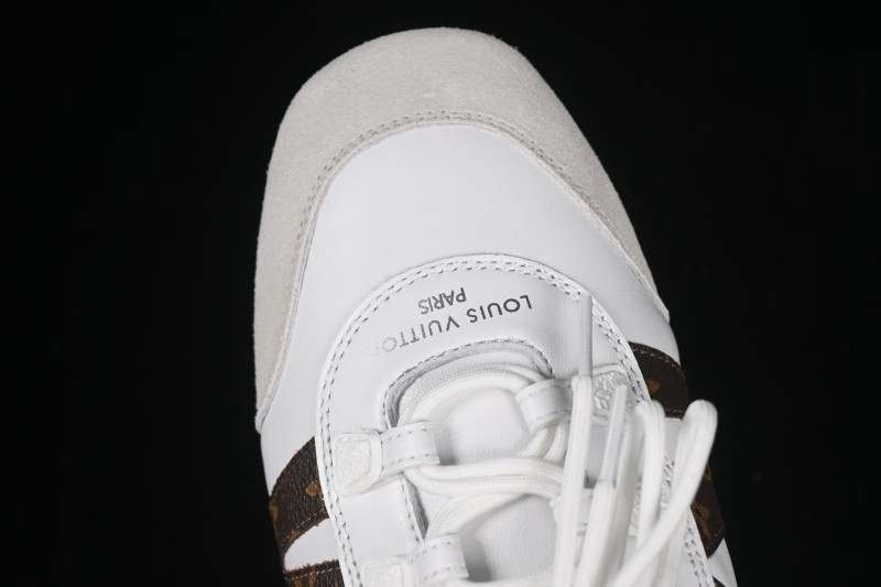 Louis Vuitton Sneakerina Round-Toe Lace-Up Ballet Style Flat Training Shoes - N.F6