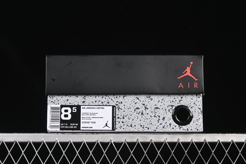 Nike Travis Scott Cactus Jack x Air Jordan 4 Retro AJ4 Collaboration Suede Blue - 308497-406