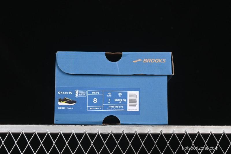 Brooks Ghost 15 Low-Cut Breathable Cushioned Support Casual Running Shoes - 1103931D076