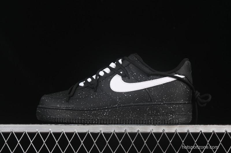 Nike Air Force 1'07 Low White Starry Splatter Casual Sneakers - ZH0316-090