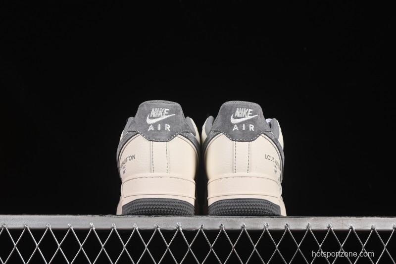 Nike Air Force 1 '07 Low LV Collaboration Light Gray Small Double Hook Casual Sneakers - YX5066-350