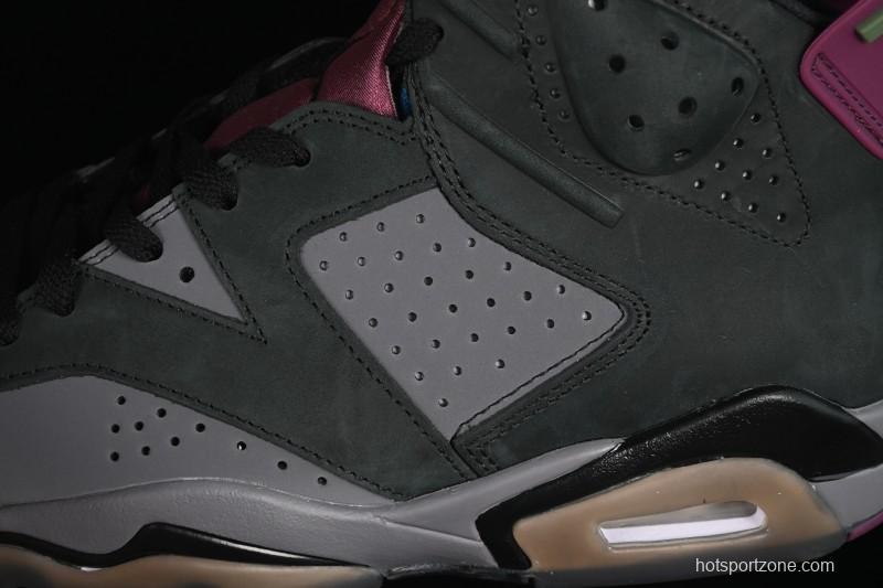 Nike Air Jordan 6 Retro Bordeaux Premium Suede Sneakers - CT8529-063
