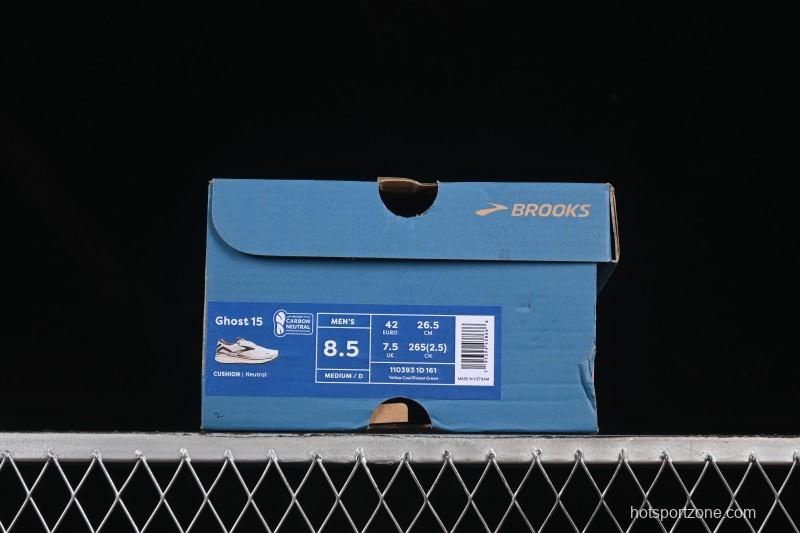 Brooks Ghost 15 Low-Cut Breathable Cushioned Support Casual Running Shoes - 1103931D161