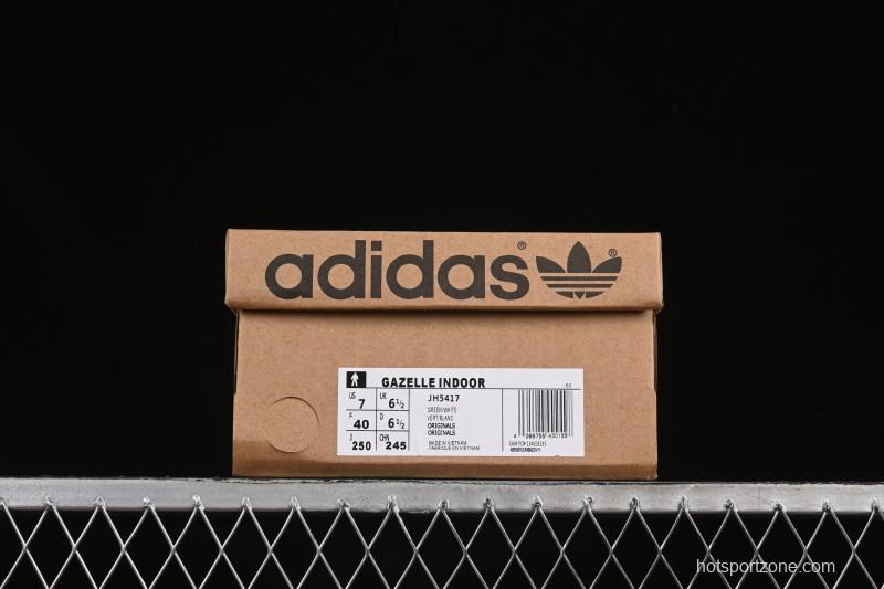 Adidas Originals Gazelle Indoor Retro Casual Slip-Resistant Wear-Resistant Low-Top Skate Shoes - JH5417