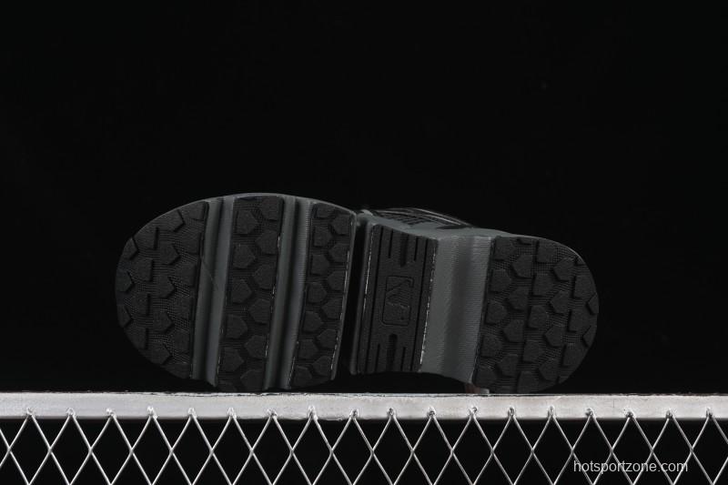 New York Yankees MLB Dome Runner Thick Sole Hollow Out Height Increasing Casual Running Shoes - 3ARND015N50BKS