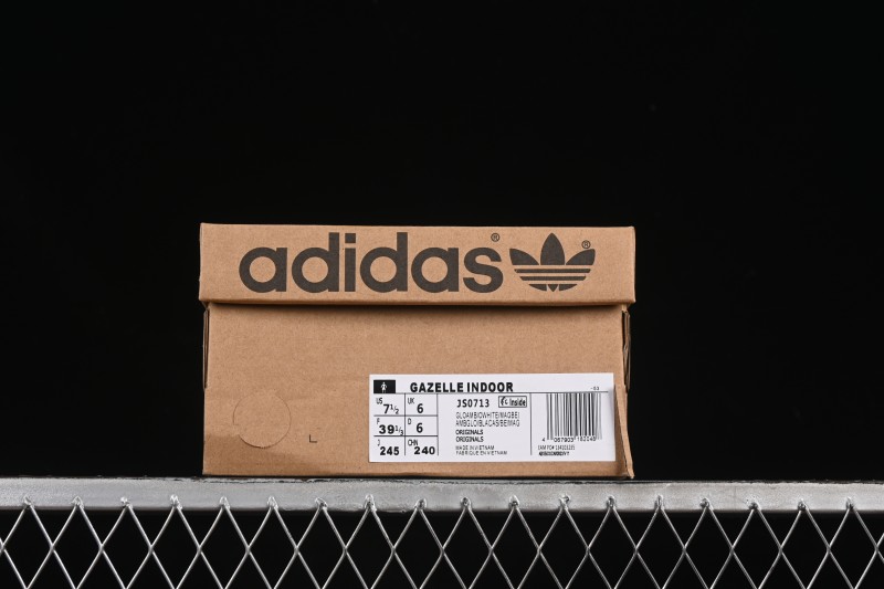 Adidas Originals Gazelle Indoor Retro Casual Slip-Resistant Wear-Resistant Low-Top Skate Shoes - JS0713