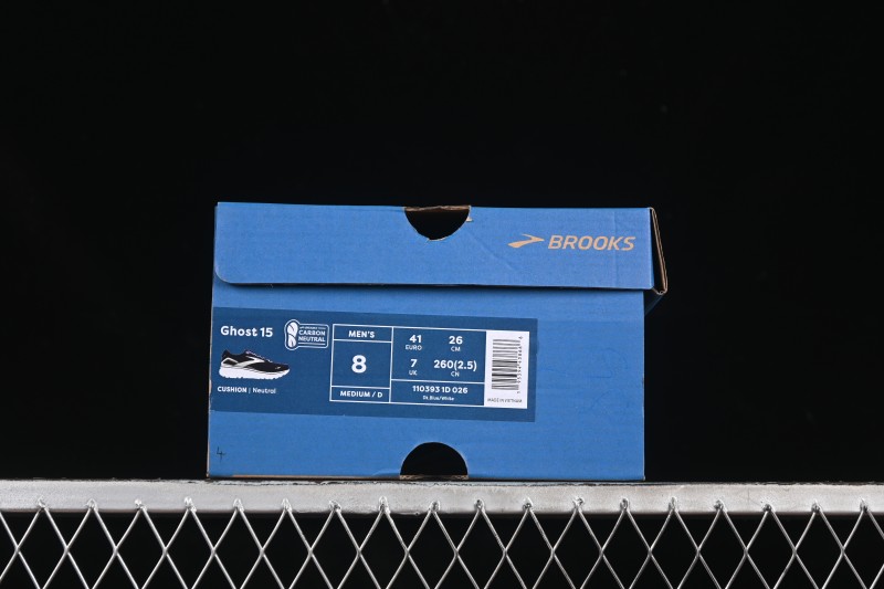 Brooks Ghost 15 Low-Cut Breathable Cushioned Support Casual Running Shoes - 1103931D026