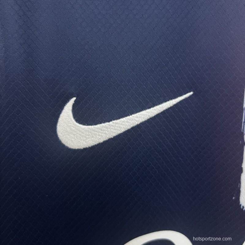 1 Star 24/25 PSG Home Jersey With 25 Champions Printing