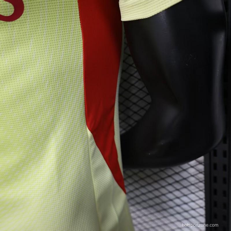 Player Version 25/26 Arsenal Home Yellow Goalkeeper Jersey