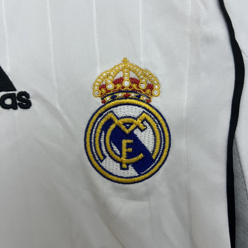 Retro 06/07 Kids Real Madrid Home Size 16-28 Jersey
