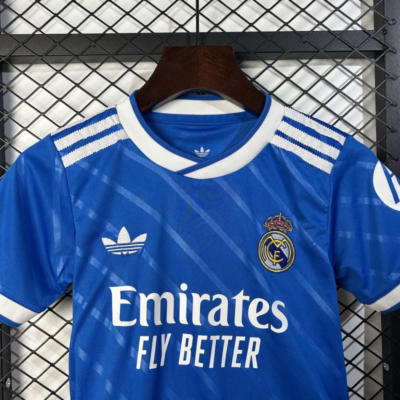 25/26 Kids Real Madrid THIRD Size 16-28 Jersey