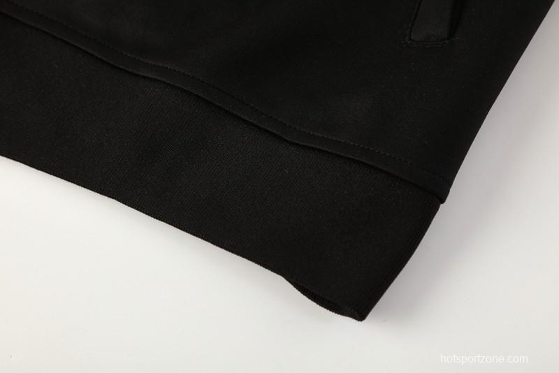 25/26 Manchester United Red/Black Full Zipper Jacket +Long Pants