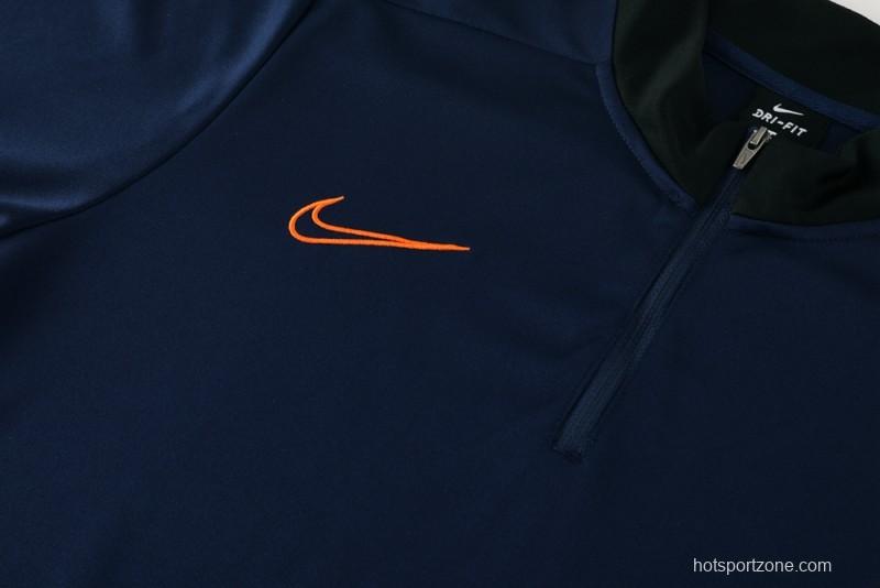 2025 Nike Navy Full Hoodie Zipper Jacket +Long Pants