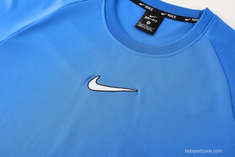25/26 Nike Blue Short Sleeve Jersey+Shorts