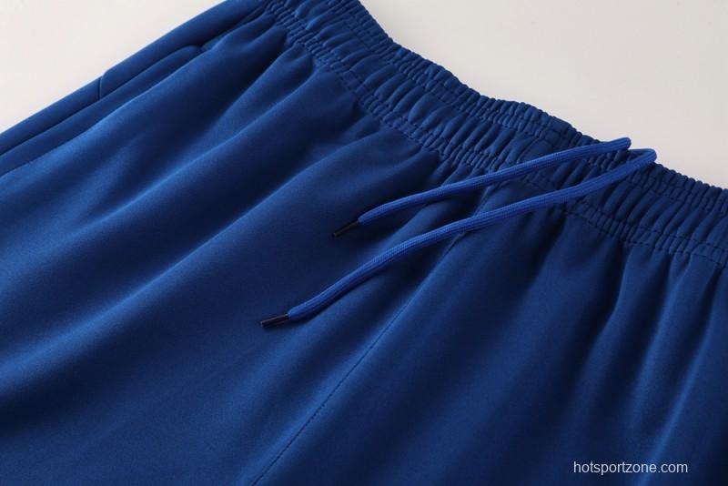 25/26 PSG Blue Full Hoodie Zipper Jacket +Long Pants