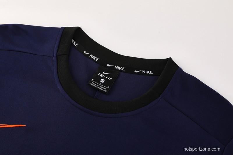 2025 NIKE Navy Short Sleeve Jersey + Shorts