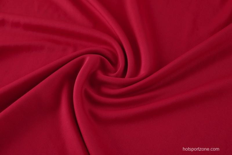 2025 Nike Red Full Hoodie Zipper Jacket +Long Pants