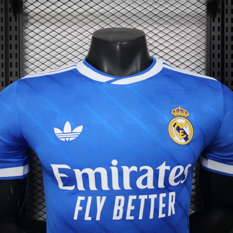 Player Version 25/26 Real Madrid Third Blue Jersey
