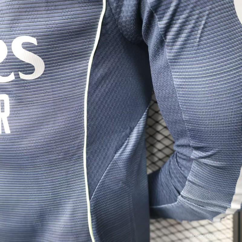 Player Version 25/26 Real Madrid Away Long Sleeve Jersey
