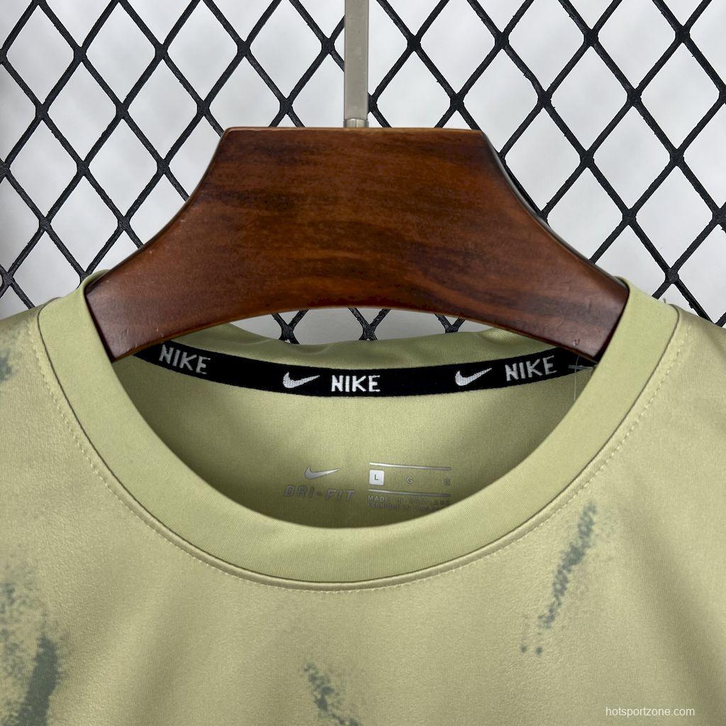 2025 NIKE Pea Green T-Shirt #1045