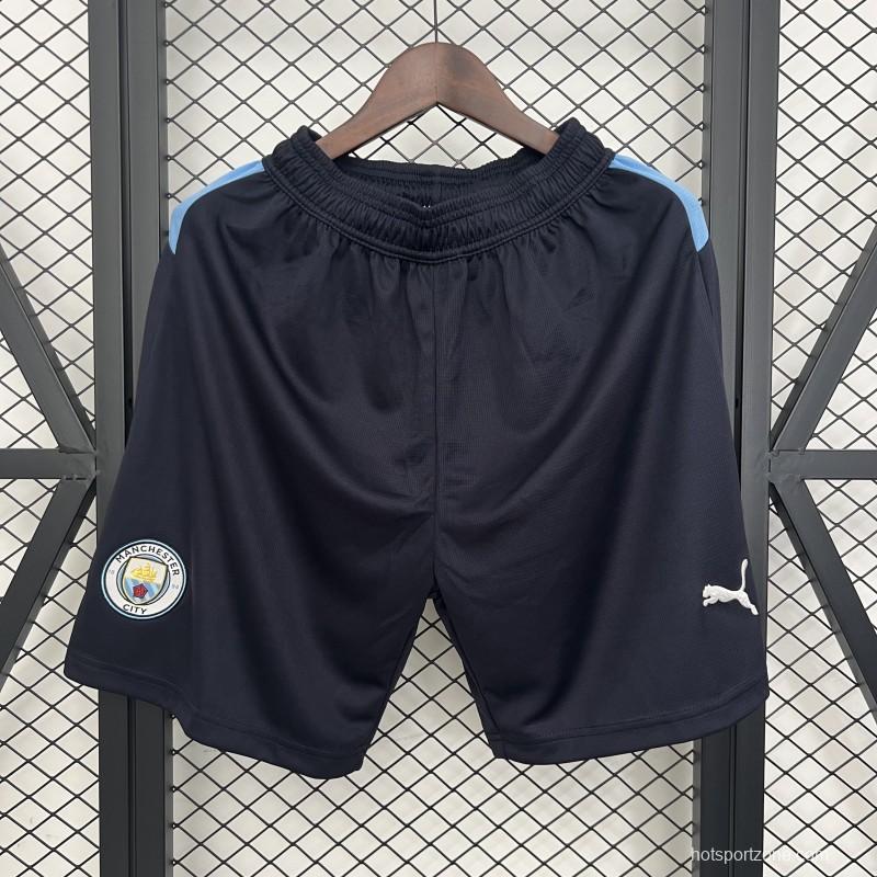 25/26 Manchester City Black Shorts