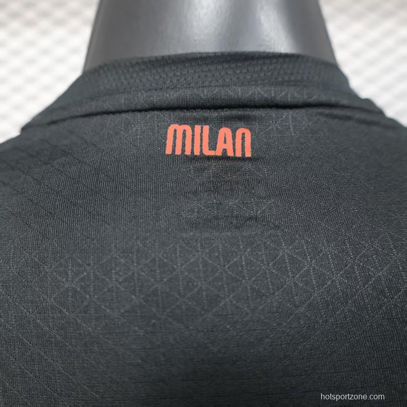 Player Version 25/26 AC Milan Home Long Sleeve Jersey