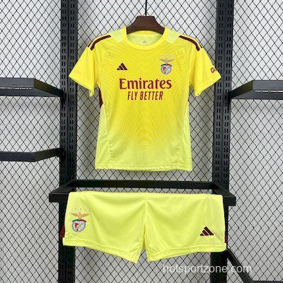 2025/26 Kids Benfica Yellow Goalkeeper Kit