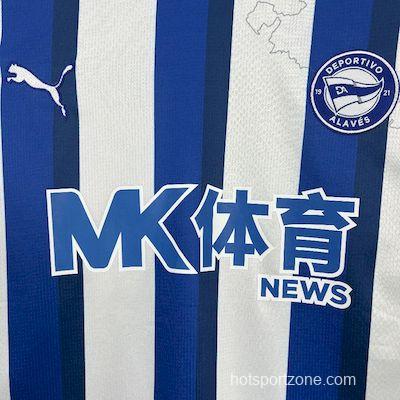 2025/26 Deportivo Alaves Home Jersey