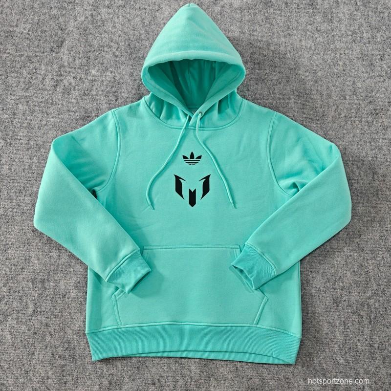 25/26 Inter Miami Messi Fleece-lined Hoodie 9 Color Full Zipper Jacket + Long Pants