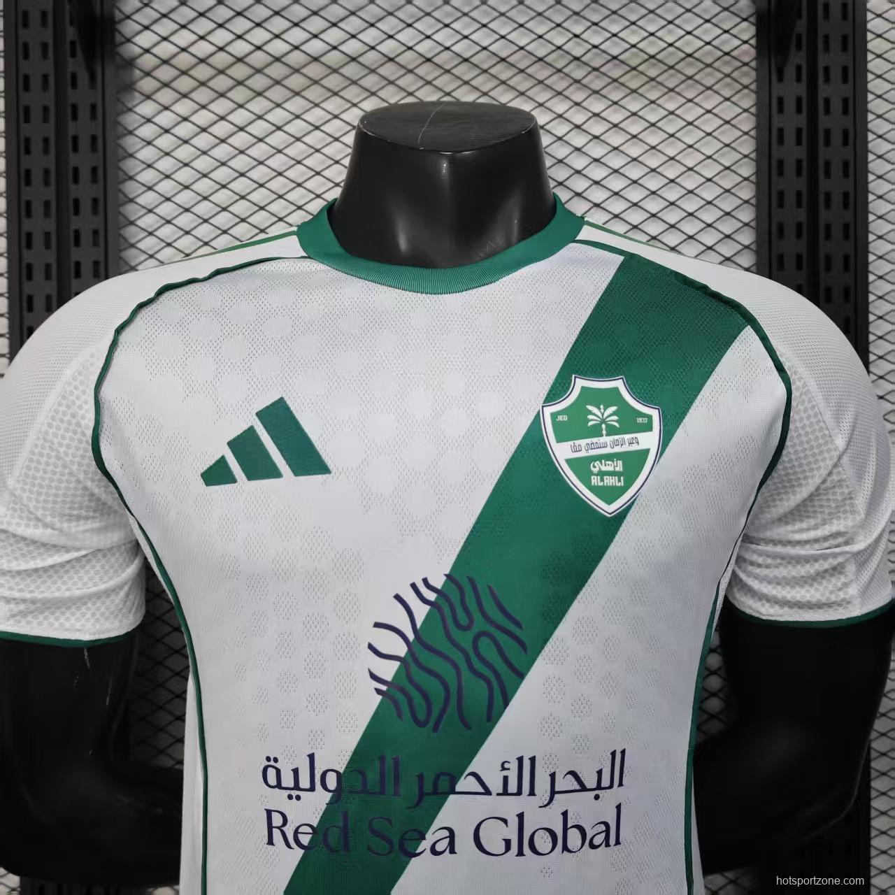 Player Version 25/26 Al-Ahli Home White Jersey