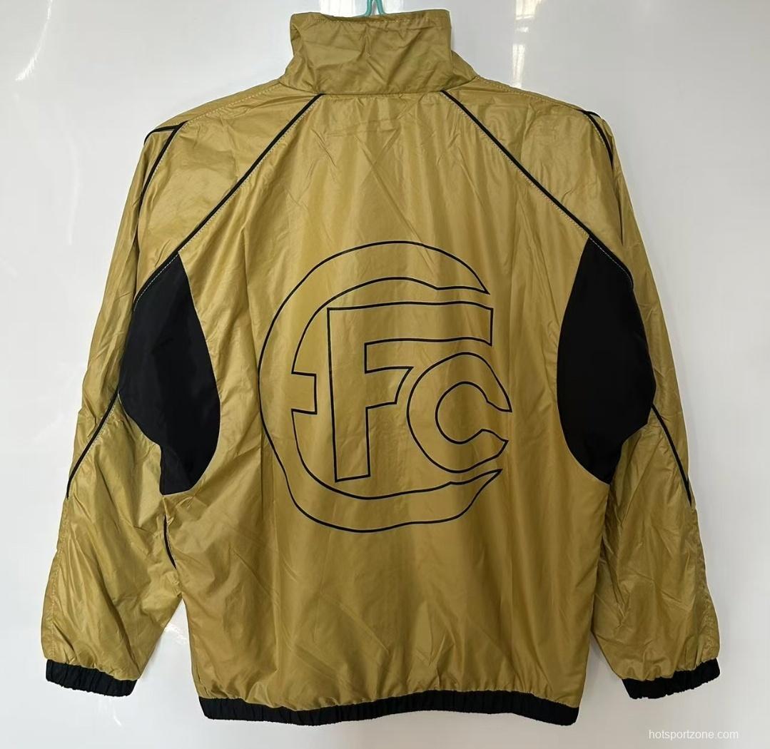 25/26 Equipo FC Reversible Golden/Black Reversible  Windbreaker