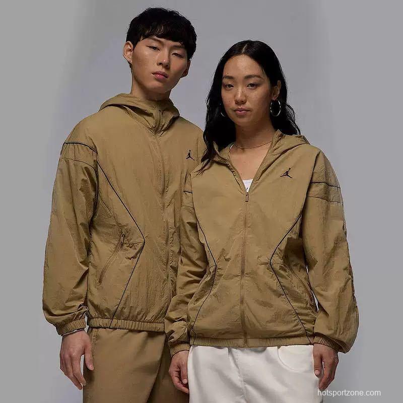 2025 NIKE Air Jordan Black Hoodie Windbreaker