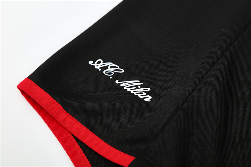 Retro 05/06 AC Milan Black Half Zipper Jacket