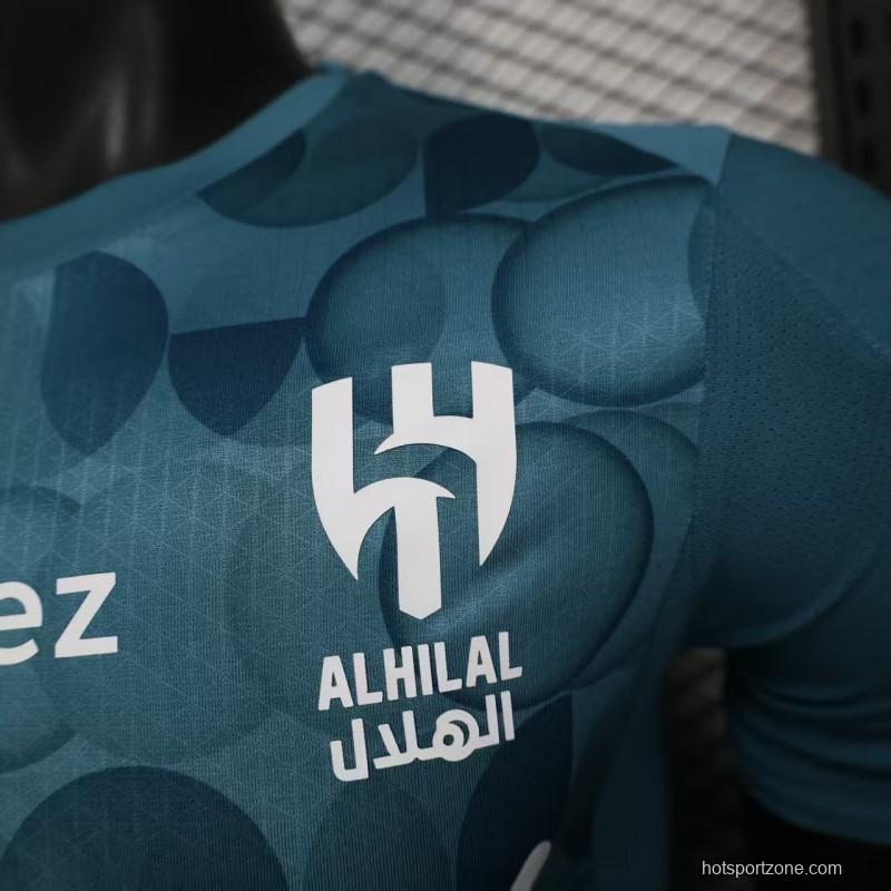 Player Version 25/26 Al Hilal Third Blue Jeresy