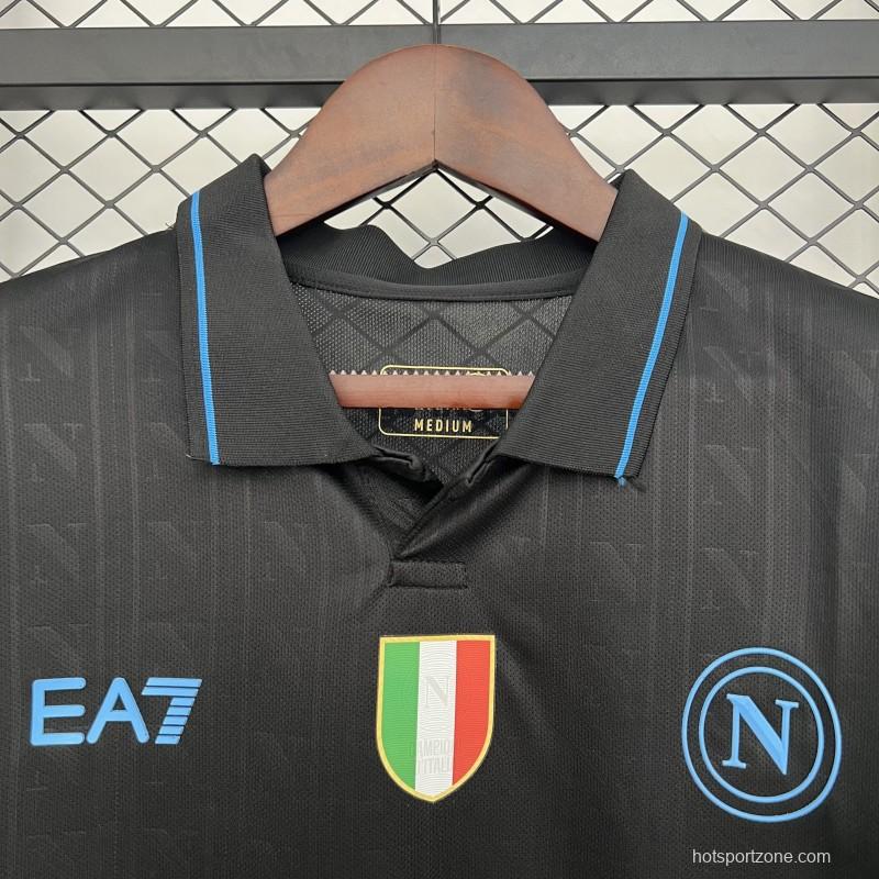 25/26 Napoli Third Black Jersey
