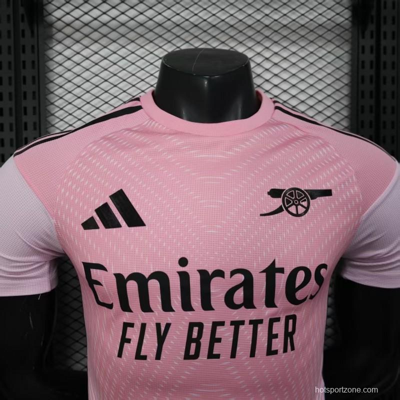 Player Version 25/26 Arsenal Pink Pre-Match Jersey