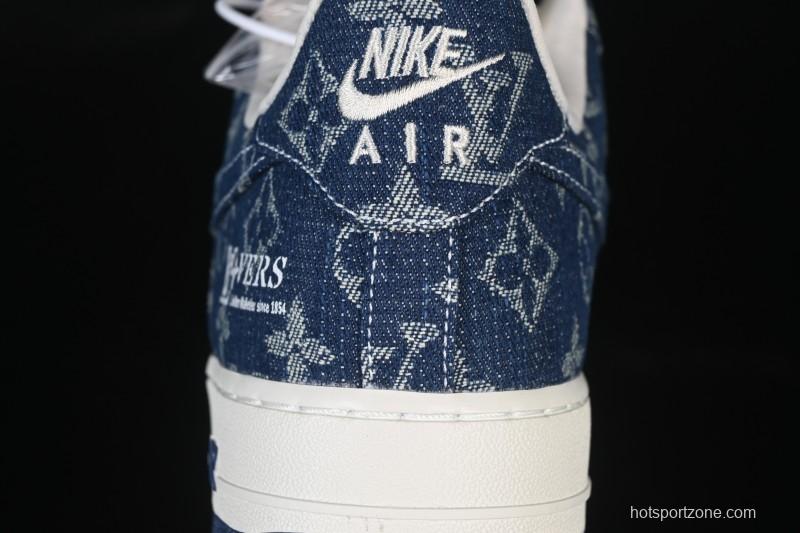 Nike Air Force 1 '07 Low LV Collaboration White Blue Casual Sneakers - YF9511-811