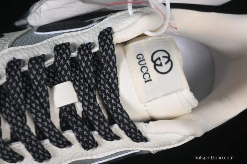 Nike Air Force 1'07 Low Gucci Collaboration White Gray Black Casual Sneakers - YF9511-808